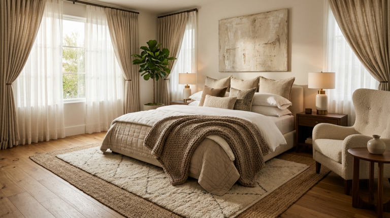 The Art of Layering: Creating a Beautifully Textured Bedroom Sanctuary
