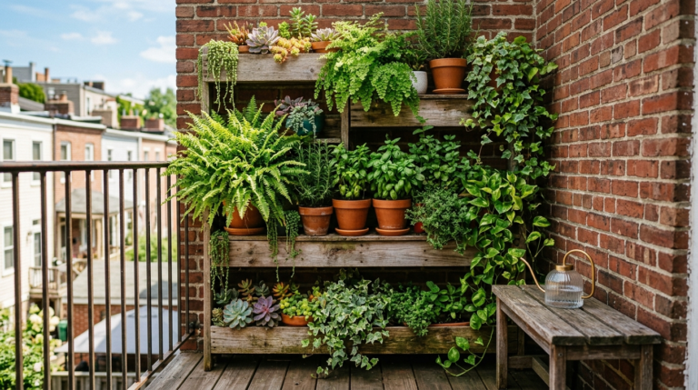 How to Create a Lush, Small Space Vertical Garden: Step-by-Step