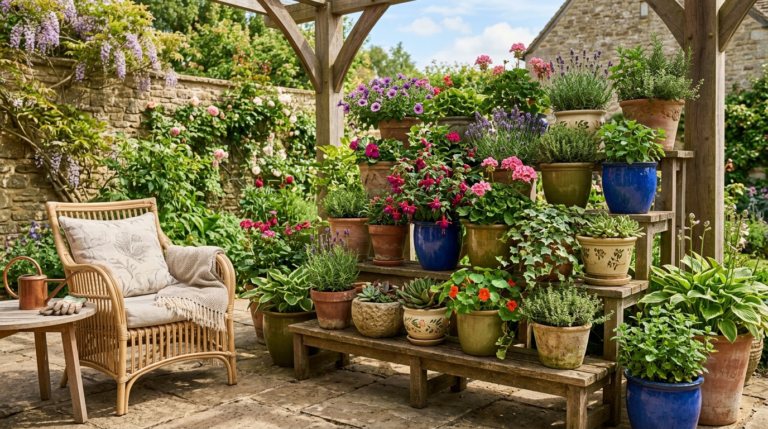 How to Create a Lush, Low-Maintenance Container Garden on Your Patio