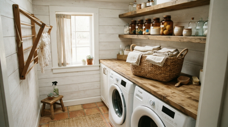 How to Organize a Small Laundry Room in 8 Easy Steps