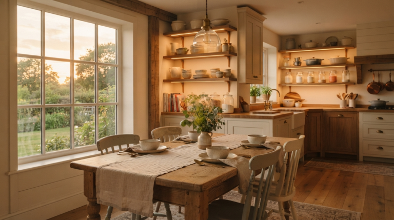 How to Create the Ultimate Cozy Farmhouse Kitchen and Dining Space