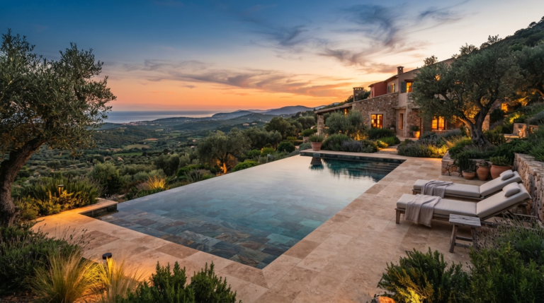 Serene Aquatic Retreats: Elegant Water Features and Swimming Pool Ideas