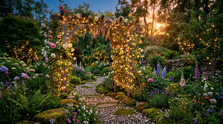 Whimsical Garden DIYs: Fairy Pathways, Vertical Greens & Magical Lighting