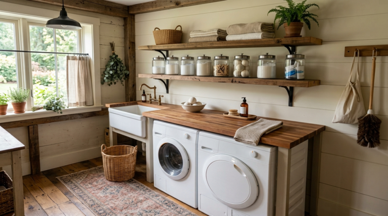 How to Build the Ultimate Cozy and Functional Laundry Room