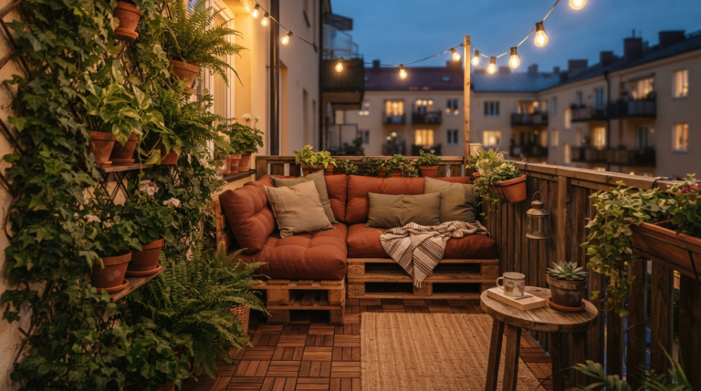 14 Brilliant Ideas to Transform Your Tiny Balcony Into a Cozy Rustic Retreat
